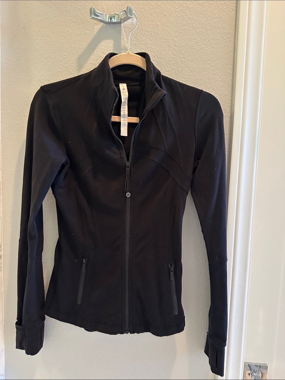 lululemon athletica Black Zip-Up Women's Jacket